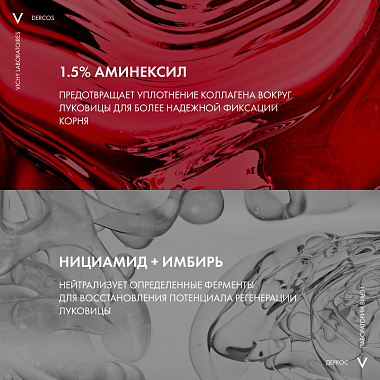 Купить Vichy Dercos Aminexil 90 мл сыворотка для волос