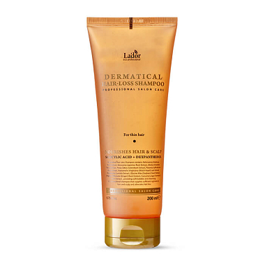 Купить Lador Dermatical Hair-Loss Shampoo For Thin Hair 200 мл шампунь для тонких волос укрепляющий