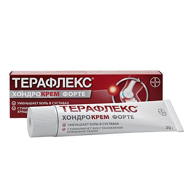 Купить Терафлекс Хондрокрем Форте 1% + 5% 30 мл крем для наружного применения