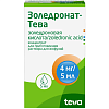 Купить Золедронат-Тева конц д/р-ра д/инф 4мг фл 5мл