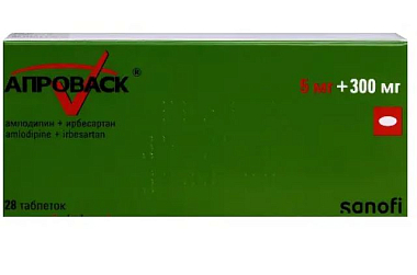 Купить Апроваск 5 мг + 300 мг 28 шт таблетки покрытые пленочной оболочкой
