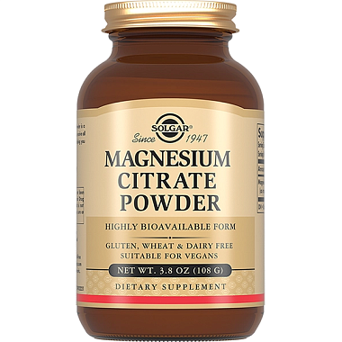 Купить Solgar Цитрат магния 108 г порошок
