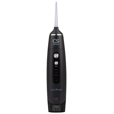 Купить CS Medica Aquapulsar ирригатор полости рта портативный черный Артикул CS-3 PRO+