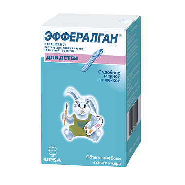 Купить Эффералган 30 мг/мл 90 мл раствор для приема внутрь для детей