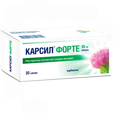 Купить Карсил Форте 90 мг 30 шт капсулы