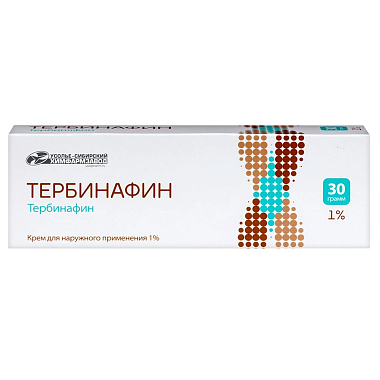 Купить Тербинафин 1 % 30г крем для наружного применения