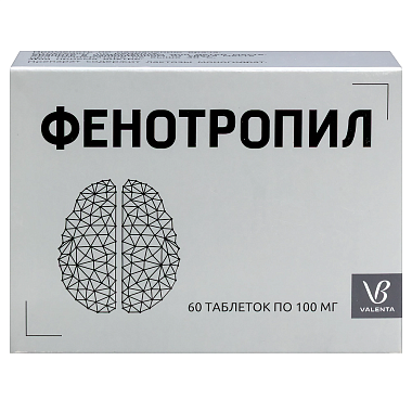 Купить Фенотропил 100 мг 60 шт таблетки