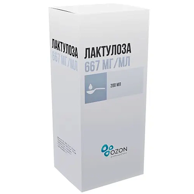 Купить Лактулоза 667 мг / мл 200 мл сироп флакон