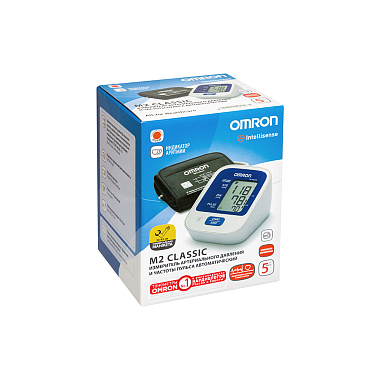 Купить Omron M2 Classic HEM 7122-LRU тонометр автоматический с манжетой универсальной