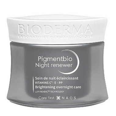 Купить Bioderma Pigmentbio 50 мл крем ночной осветляющий и обновляющий