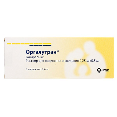 Купить Оргалутран 0,25 мг/0,5 мл 5 шт раствор для подкожного введения шприцы