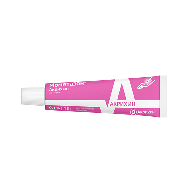 Купить Мометазон-Акрихин 0,1% 15 г крем для наружного применения