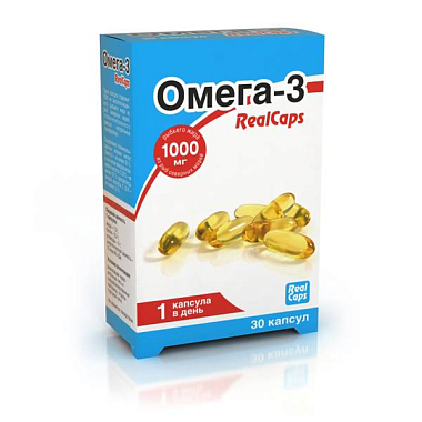 Купить Омега-3 Реалкапсулы 1000 мг 30 шт капсулы