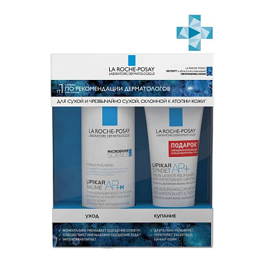 Купить La Roche-Posay Lipikar AP+М бальзам 400мл +Lipikar Syndet АП+ 100 мл в подарок
