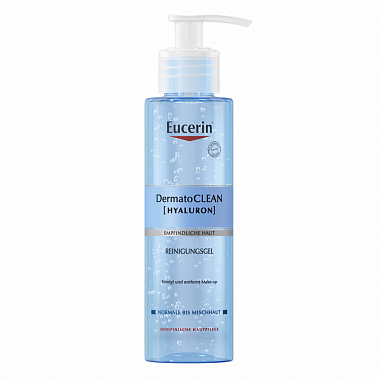 Купить Eucerin DermatoClean гель для умывания 200мл освежающий и очищающий