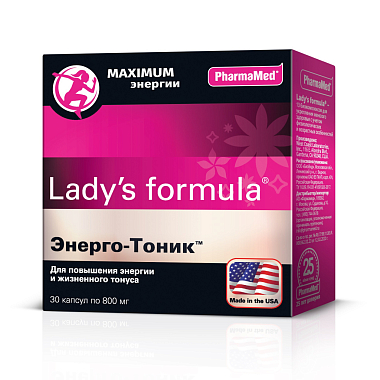 Купить Леди-С Формула Энерготоник 30 шт капсулы