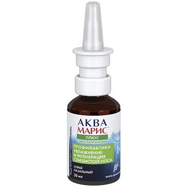 Купить Аква Марис Плюс 30 мл спрей для носа с декспантенолом