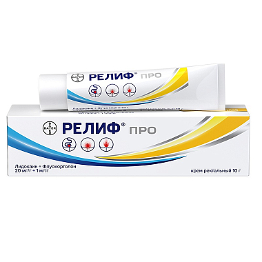 Купить Релиф Про 10 г  крем ректальный