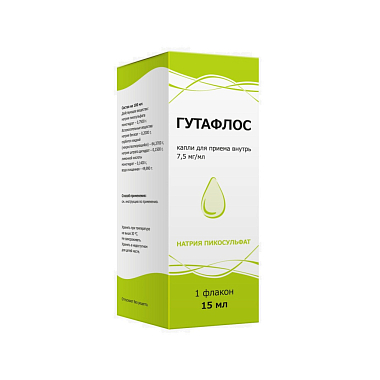 Купить Гутафлос 7,5 мг/мл 15 мл капли для приема внутрь флакон