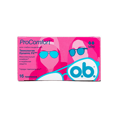 Купить o.b. ProComfort 16 шт тампоны мини