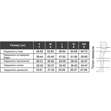 Купить Relaxsan чулки компрессионные 2 класс размер 4 телесные 280 den открытый носок