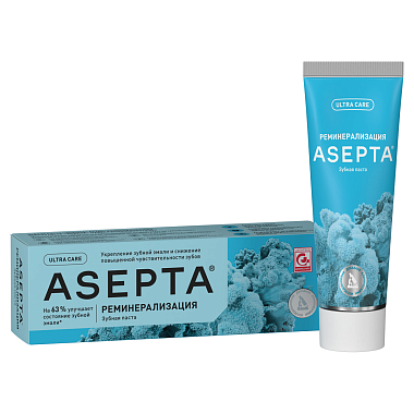 Купить Asepta Реминерализация 75 мл паста зубная укрепление зубной эмали  