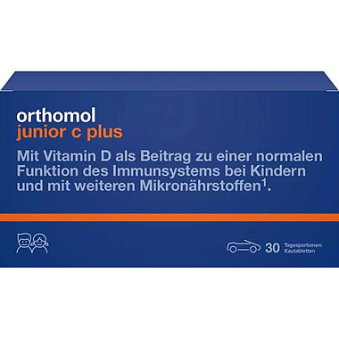 Купить Orthomol Junior C plus таблетки жевательные курс 30 дней