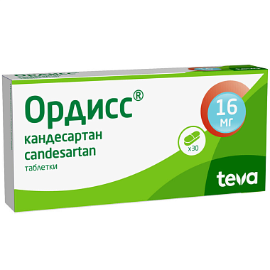 Купить Ордисс 16 мг 30 шт таблетки