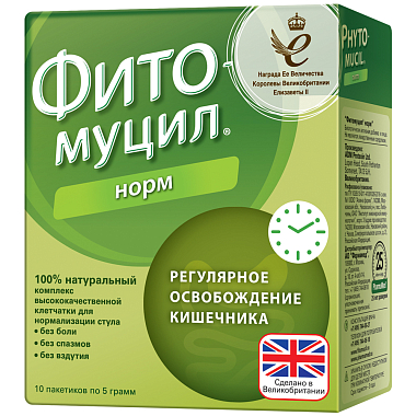 Купить Фитомуцил Норм 5 г 10 шт порошок для внутренего применения