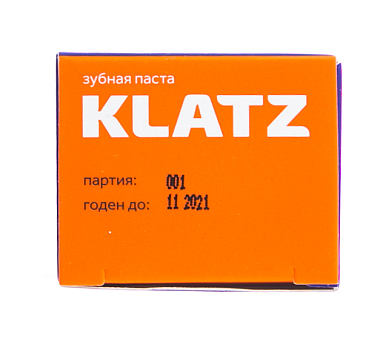 Купить Klatz Lifestyle 75 мл паста зубная активная защита без фтора