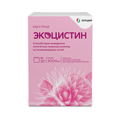 Купить Экоцистин порошок для приготовления раствора для приема внутрь 3г №20