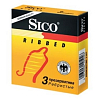 Купить Sico Ribbed презервативы ребристые 3 шт.