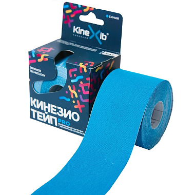 Купить Кинезио тейп Kinexib Pro 5 см х 5 м бинт адгезивный синий
