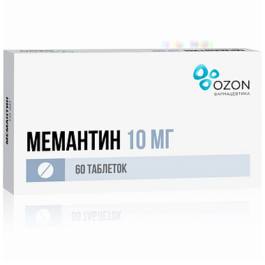 Купить Мемантин таблетки ппо 10мг №60