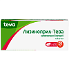 Купить Лизиноприл-Тева 20 мг 20 шт таблетки