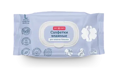 Купить ComForte салфетки 60 шт для ухода за лежачими больными 