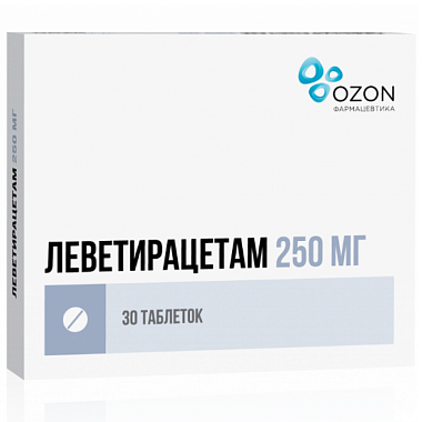 Купить Леветирацетам таб ппо 250мг №30
