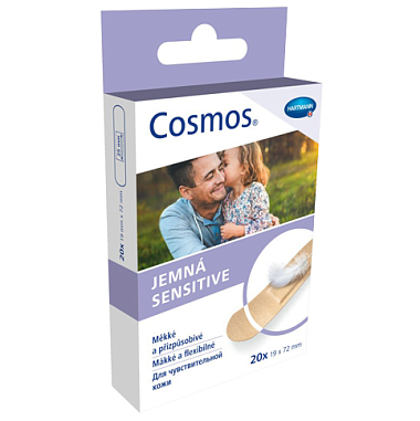 Купить Cosmos Sensitive 20 шт пластырь 1,9 см x 7,2 см