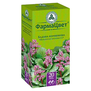 Купить Бадан корневища фильтр-пак 1,5г №20