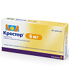 Купить Крестор 5 мг 28 шт таблетки покрытые пленочной оболочкой