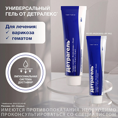 Купить Детрагель 40 г гель для наружного применения