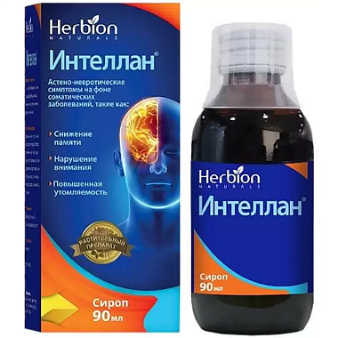 Купить Интеллан сироп 90мл
