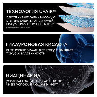 Купить La Roche-Posay Anthelios 40 мл флюид для лица uvair легкий SPF50+