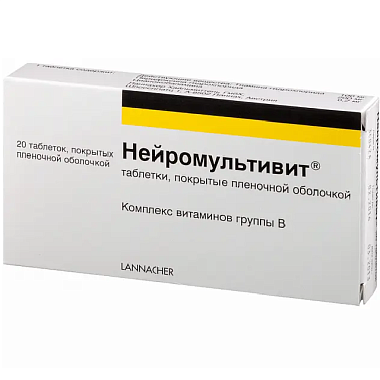 Купить Нейромультивит 20 шт таблетки покрытые пленочной оболочкой