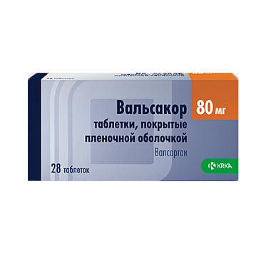 Купить Вальсакор таблетки ппо 80мг №28