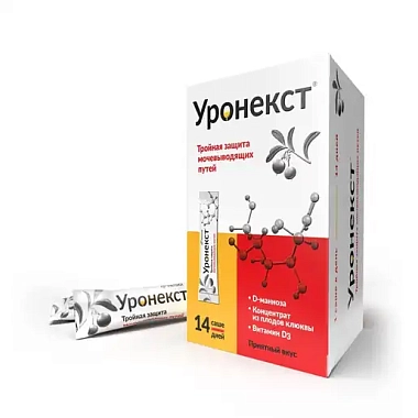 Купить Уронекст  14 шт порошок для приготовления суспензии для внутреннего применения саше