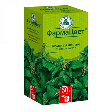 Купить Крапива листья 50 г пачка