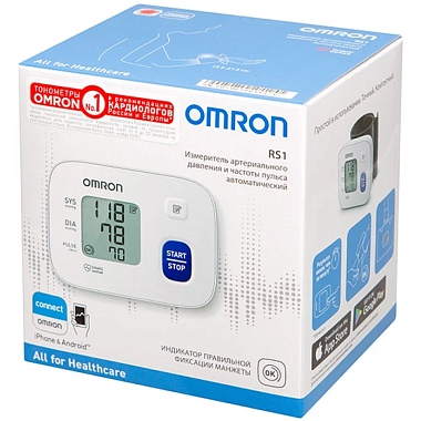 Купить Omron RS1 тонометр автоматический на запястье