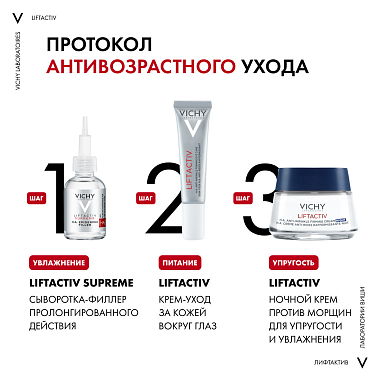Купить Vichy Liftactive Supreme 50 мл крем-уход ночной