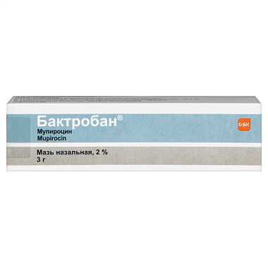 Купить Бактробан 2 % 3 г мазь назальная туба